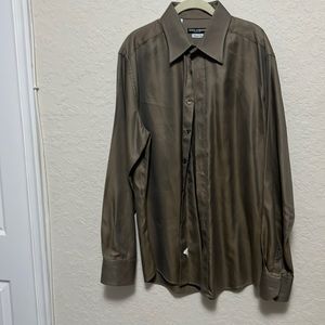 Brown dolce & Gabbana dress shirt